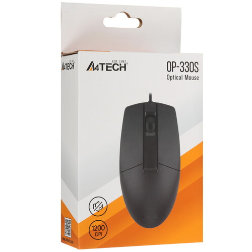 Купить Мышь проводная A4Tech OP-330S  черный  5622009. Характеристики, отзывы и цены в Донецке