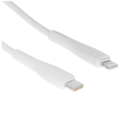 Купить Кабель круглый USAMS Lightning 8-pin - USB Type-C белый 1 м  5480434. Характеристики, отзывы и цены в Донецке