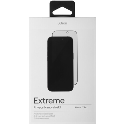 Купить Защитное стекло uBear для экрана Apple iPhone 17 Pro  5639986. Характеристики, отзывы и цены в Донецке