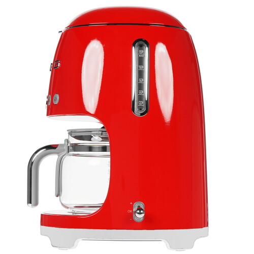 Купить Кофеварка капельная SMEG DCF02RDEU красный  5313375. Характеристики, отзывы и цены в Донецке