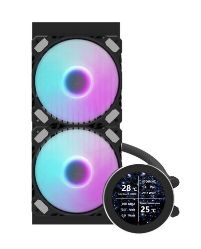Купить Система охлаждения DarkFlash DN240S черная  5616795. Характеристики, отзывы и цены в Донецке