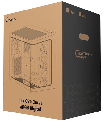 Купить Корпус Ocypus Iota C70 Curve ARGB  5637723. Характеристики, отзывы и цены в Донецке