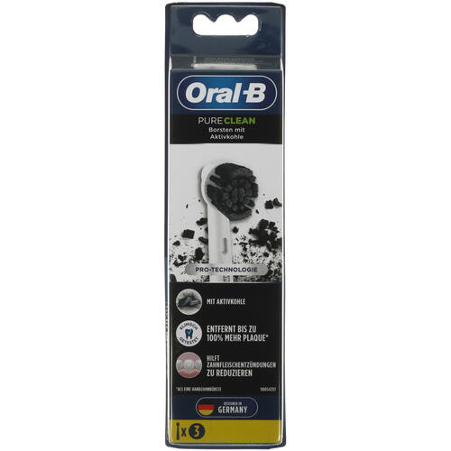 Купить Набор сменных насадок Braun Oral-B EB20CH Pure Clean Charcoal  5406890. Характеристики, отзывы и цены в Донецке
