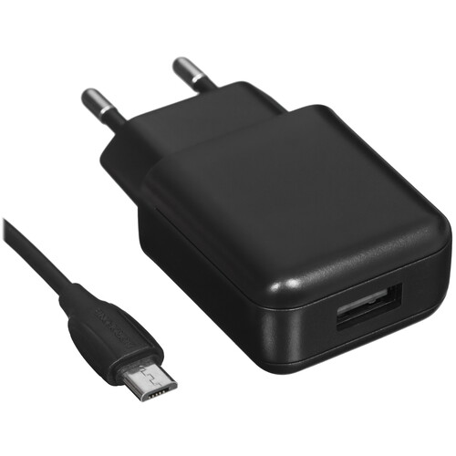 Купить Сетевое зарядное устройство Borofone BA64A черный  5474812. Характеристики, отзывы и цены в Донецке
