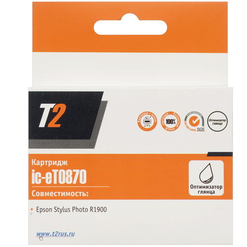 Купить Картридж T2 IC-ET0870 оптимизация уровня глянца  7942046. Характеристики, отзывы и цены в Донецке