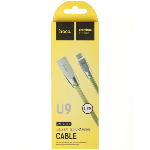 Купить Кабель круглый Hoco micro USB - USB 2.0 Type-A золотистый 1.2 м  5475201. Характеристики, отзывы и цены в Донецке