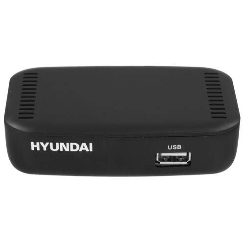 Купить Приставка для цифрового ТВ Hyundai H-DVB460 черный  5473001. Характеристики, отзывы и цены в Донецке