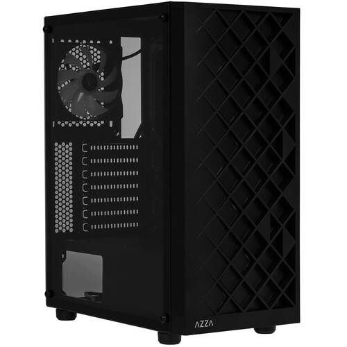 Купить Корпус AZZA SPECTRA [CSAZ-280B SPECTRA] черный  5613556. Характеристики, отзывы и цены в Донецке