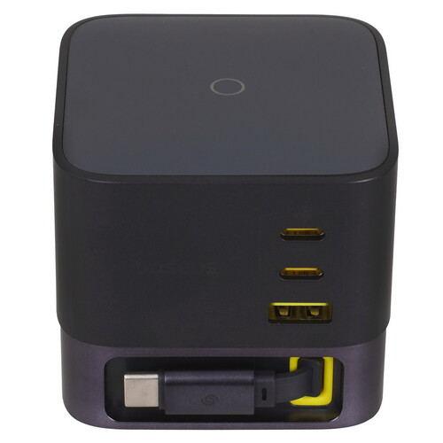 Купить Сетевое зарядное устройство Baseus OS-Baseus Super GaN Desktop Charger with Retractable Cable черный  5620781. Характеристики, отзывы и цены в Донецке