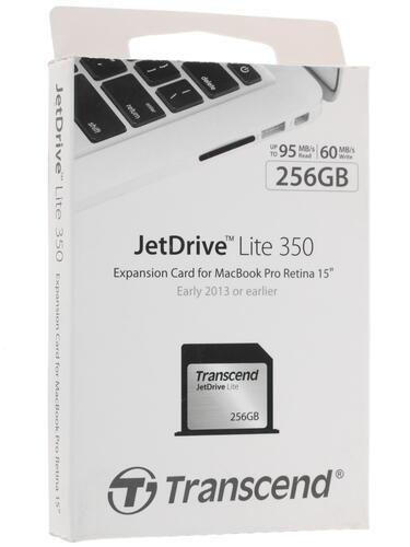 Купить Карта памяти Transcend JetDrive Lite 350 MacBook Pro Expansion 256 ГБ [TS256GJDL350]  1076891. Характеристики, отзывы и цены в Донецке