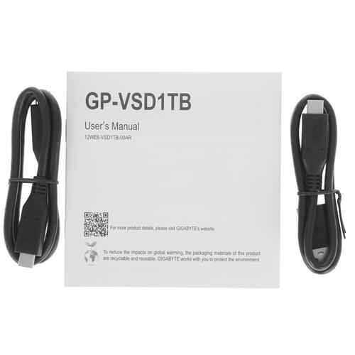 Купить 1000 ГБ Внешний SSD Gigabyte Vision Drive [GP-VSD1TB]  9922394. Характеристики, отзывы и цены в Донецке