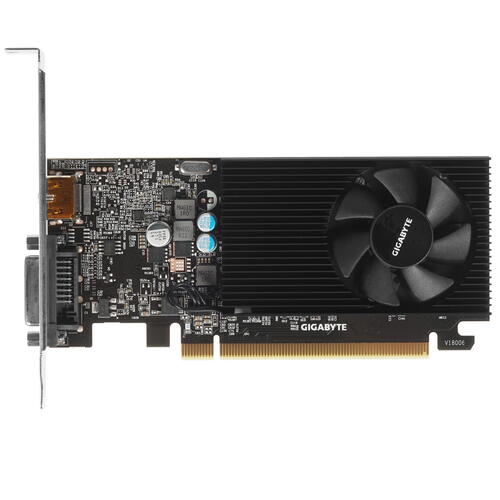 Купить Видеокарта GIGABYTE GeForce GT 1030 Low Profile D4 2G [GV-N1030D4-2GL]  1248757. Характеристики, отзывы и цены в Донецке