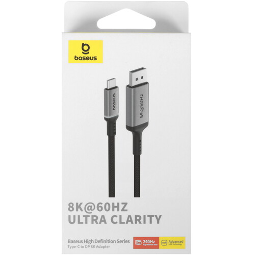 Купить Кабель однонаправленный Baseus USB Type-C - DisplayPort, 1.5 м  5492324. Характеристики, отзывы и цены в Донецке