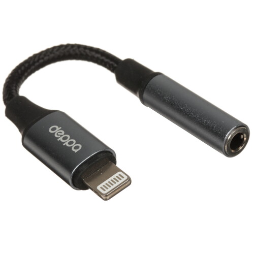 Купить Кабель   Deppa Lightning - jack 3.5 мм серый  5625737. Характеристики, отзывы и цены в Донецке
