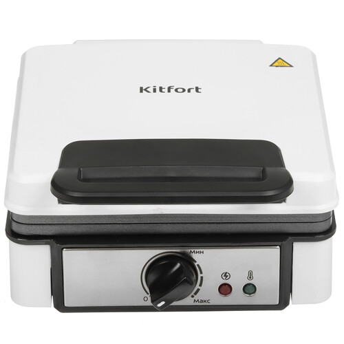 Купить Вафельница Kitfort КТ-1646 серебристый  8128078. Характеристики, отзывы и цены в Донецке