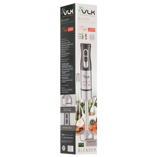 Купить Блендер погружной VLK Profi 200 серебристый  9906575. Характеристики, отзывы и цены в Донецке