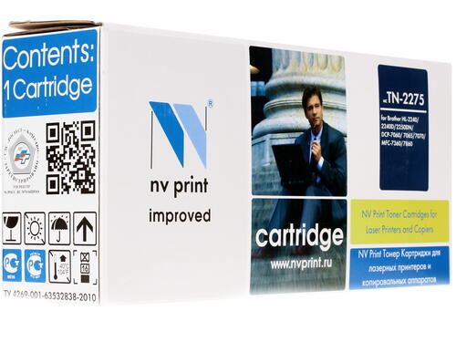 Купить Картридж лазерный NV Print TN-2275 черный  0186734. Характеристики, отзывы и цены в Донецке