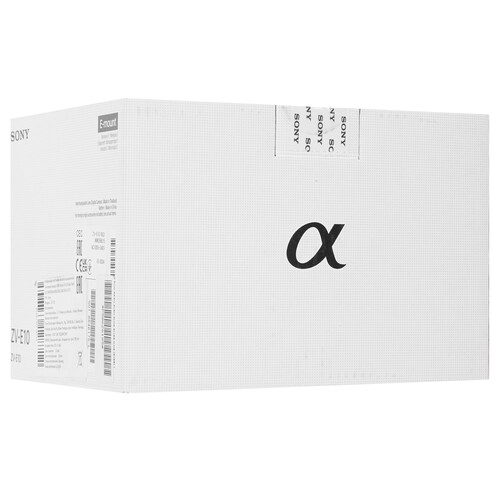 Купить Беззеркальный фотоаппарат Sony Alpha ZV-E10 Body черный  5446160. Характеристики, отзывы и цены в Донецке