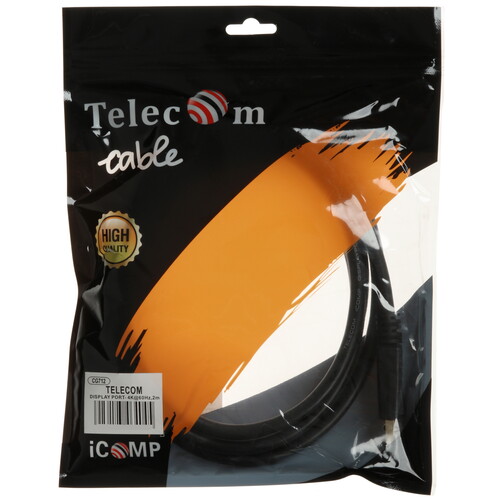 Купить Кабель  Telecom DisplayPort - DisplayPort, 2 м  9190104. Характеристики, отзывы и цены в Донецке