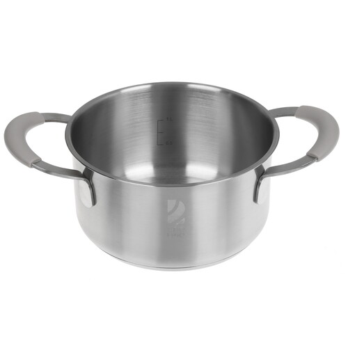 Купить Кастрюля OneTwo Sapphire O3SC15 1.5 л 16 см серебристый  9204312. Характеристики, отзывы и цены в Донецке