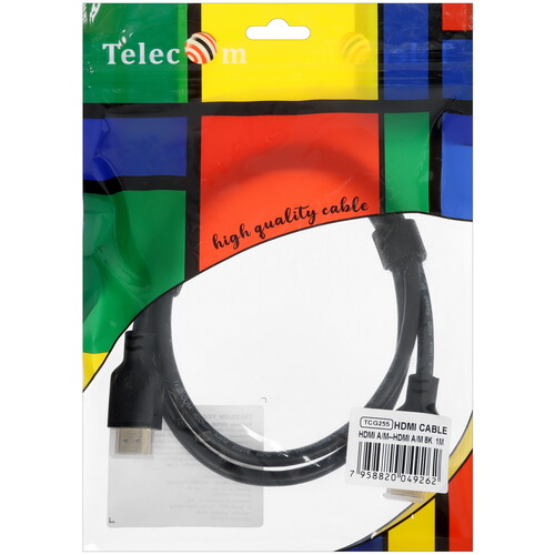 Купить Кабель  Telecom HDMI - HDMI, 1 м  5471391. Характеристики, отзывы и цены в Донецке