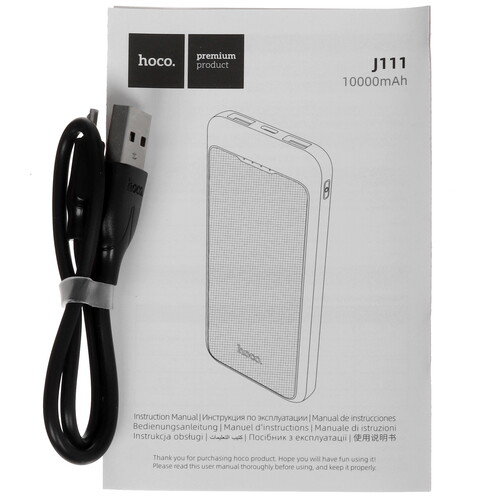 Купить Портативный аккумулятор Hoco J111 черный  5475226. Характеристики, отзывы и цены в Донецке