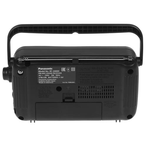 Купить Радиоприемник Panasonic RF-2400DEE-K черный  1272796. Характеристики, отзывы и цены в Донецке