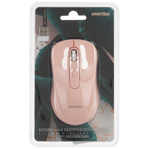 Купить Мышь беспроводная Smartbuy 282AG [SBM-282AG-N] розовый  5421474. Характеристики, отзывы и цены в Донецке