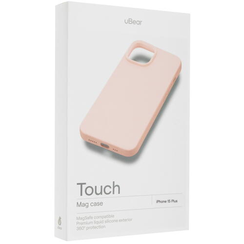 Купить Накладка  uBear Touch Mag Case для Apple iPhone 15 Plus розовый  5460622. Характеристики, отзывы и цены в Донецке