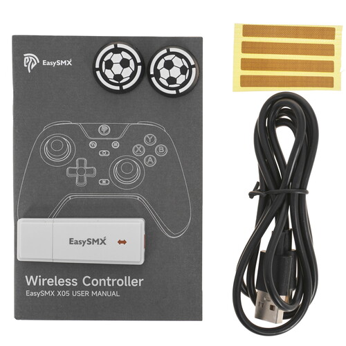 Купить Геймпад беспроводной/проводной EasySMX X05 серый  9161196. Характеристики, отзывы и цены в Донецке