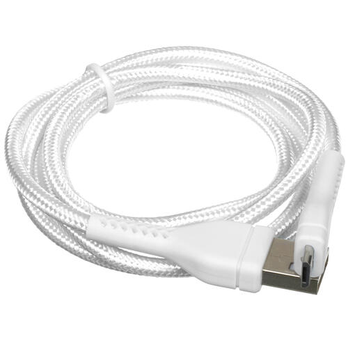 Купить Кабель круглый DEXP micro USB - USB 2.0 Type-A белый 1 м  1285443. Характеристики, отзывы и цены в Донецке