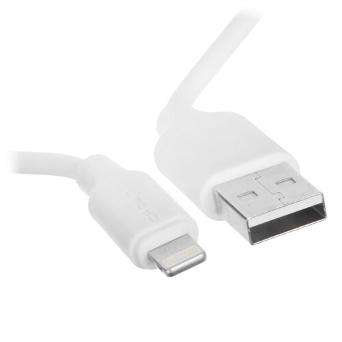 Купить Кабель круглый Crown Lightning 8-pin - USB 2.0 Type-A белый 2 м  5479774. Характеристики, отзывы и цены в Донецке