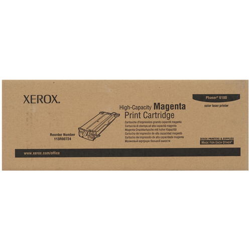 Купить Картридж лазерный Xerox 113R00724 пурпурный  7936952. Характеристики, отзывы и цены в Донецке