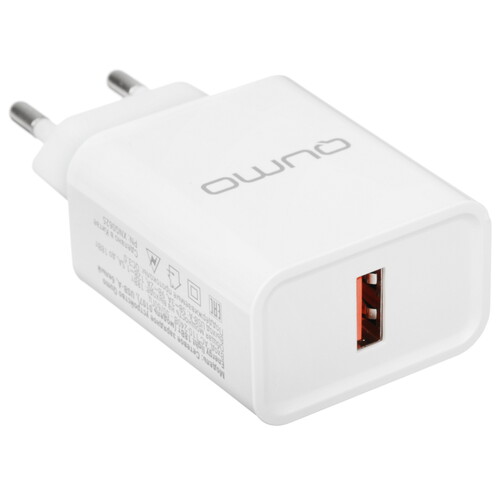 Купить Сетевое зарядное устройство QUMO Energy Light 0107 белый  5627901. Характеристики, отзывы и цены в Донецке
