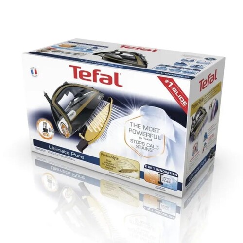 Купить Утюг Tefal Ultimate Pure FV9865E0 золотистый  5322894. Характеристики, отзывы и цены в Донецке