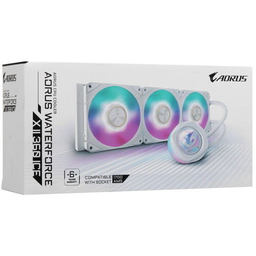 Купить Система охлаждения GIGABYTE AORUS WATERFORCE X II 360 ICE  белая  5464863. Характеристики, отзывы и цены в Донецке