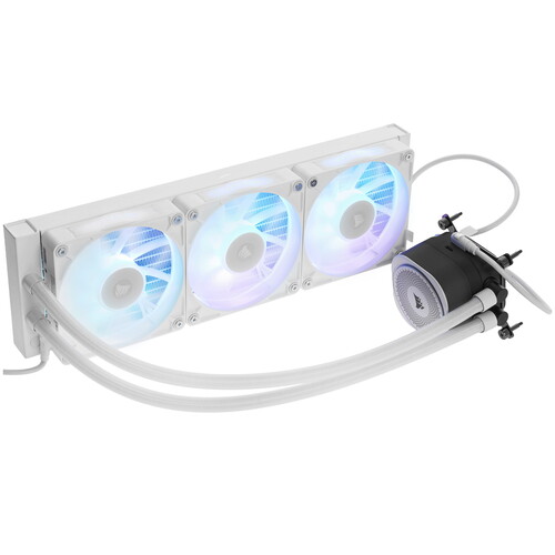 Купить Система охлаждения Corsair iCUE LINK TITAN 360 RX RGB  белая  5609984. Характеристики, отзывы и цены в Донецке