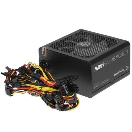 Купить Блок питания Thermaltake Litepower RGB 650W [LTP-650AL2NK] черный  1341207. Характеристики, отзывы и цены в Донецке