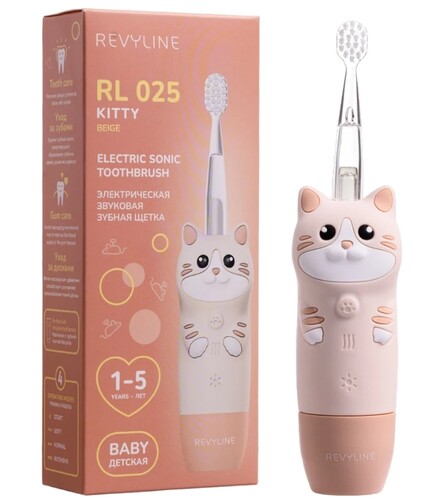 Купить Электрическая зубная щетка Revyline RL 025 бежевый  9312777. Характеристики, отзывы и цены в Донецке