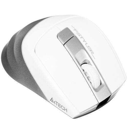 Купить Мышь беспроводная A4Tech Fstyler FG35  серебристый  8164172. Характеристики, отзывы и цены в Донецке
