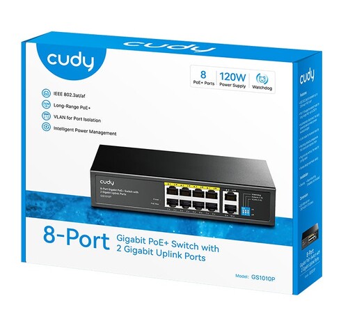 Купить Коммутатор Cudy GS1010P 3.0  9316785. Характеристики, отзывы и цены в Донецке