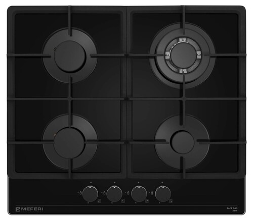 Купить Газовая варочная поверхность Meferi MGH604BK GLASS POWER  9168781. Характеристики, отзывы и цены в Донецке