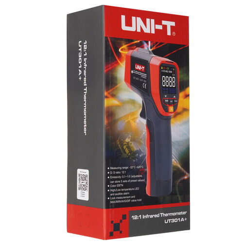 Купить Пирометр UNI-T UT301A+  9311359. Характеристики, отзывы и цены в Донецке