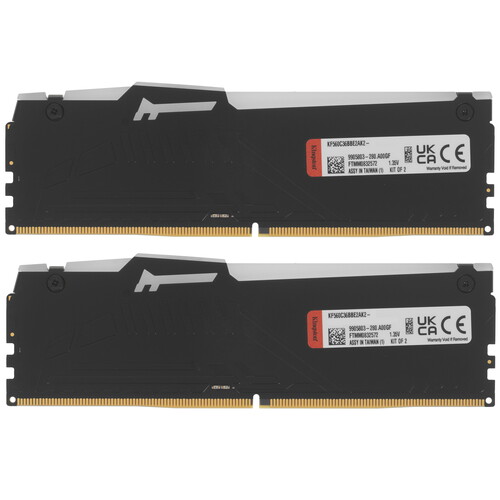 Купить Оперативная память Kingston FURY Beast Black RGB  5617412. Характеристики, отзывы и цены в Донецке