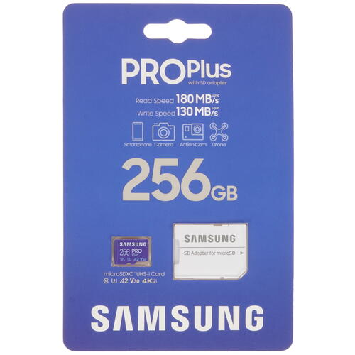 Купить Карта памяти Samsung PRO Plus microSDXC 256 ГБ [MB-MD256SA/KR]  5456339. Характеристики, отзывы и цены в Донецке