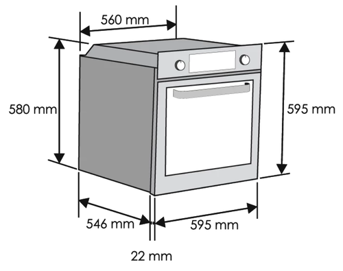 Купить Электрический духовой шкаф HAIER HOD-PM08TGB черный  9296784. Характеристики, отзывы и цены в Донецке