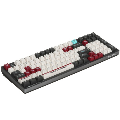 Купить Клавиатура проводная + беспроводная A4Tech Bloody WS98 Pixels Red  5600517. Характеристики, отзывы и цены в Донецке