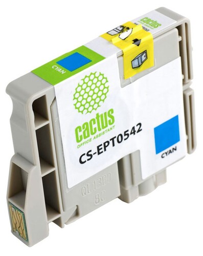 Купить Картридж Cactus CS-EPT0542 голубой  7930552. Характеристики, отзывы и цены в Донецке