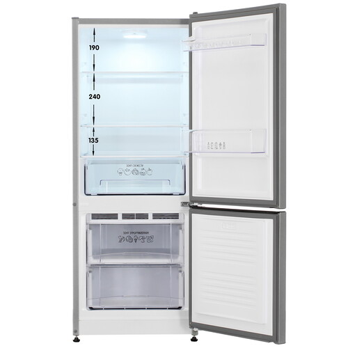 Купить Холодильник с морозильником   NORD NRB 121 S серебристый  9291889. Характеристики, отзывы и цены в Донецке