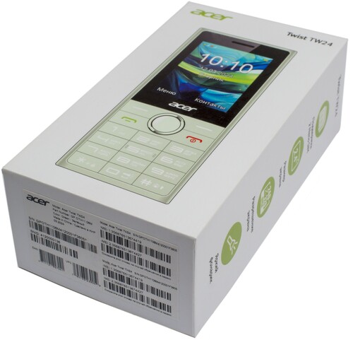 Купить Сотовый телефон Acer Twist TW24 зеленый  5457733. Характеристики, отзывы и цены в Донецке